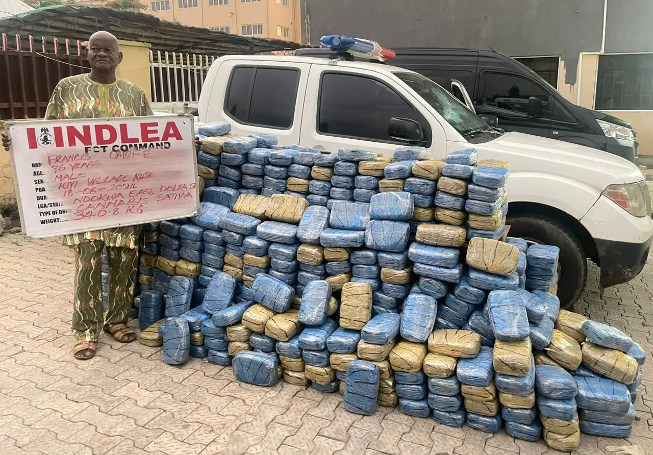 IMG 3775 NDLEA Don Catch Two People for Edo, Another 76-Year-Old Papa for Abuja with 340kg of Drugs!