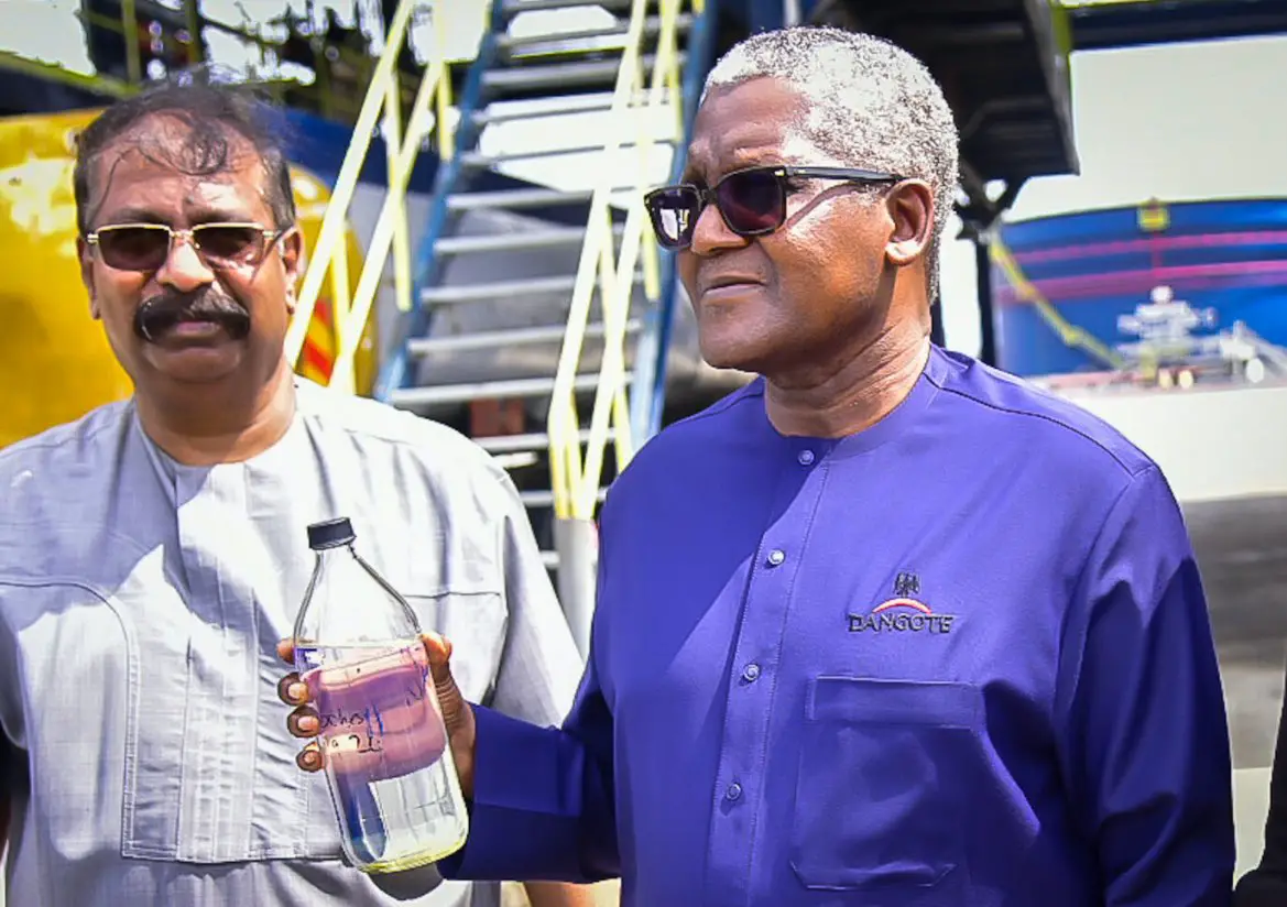 Find out why Dangote fuel has clear colour