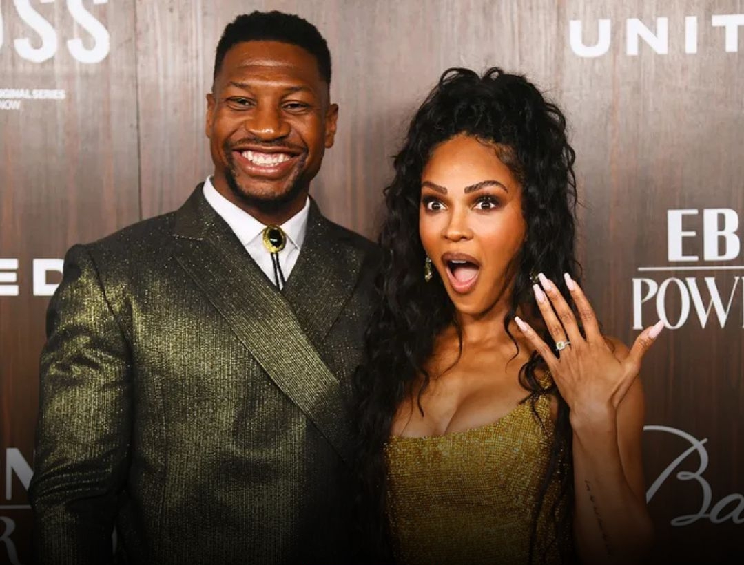 Actors Jonathan Majors & Meagan Good get engaged