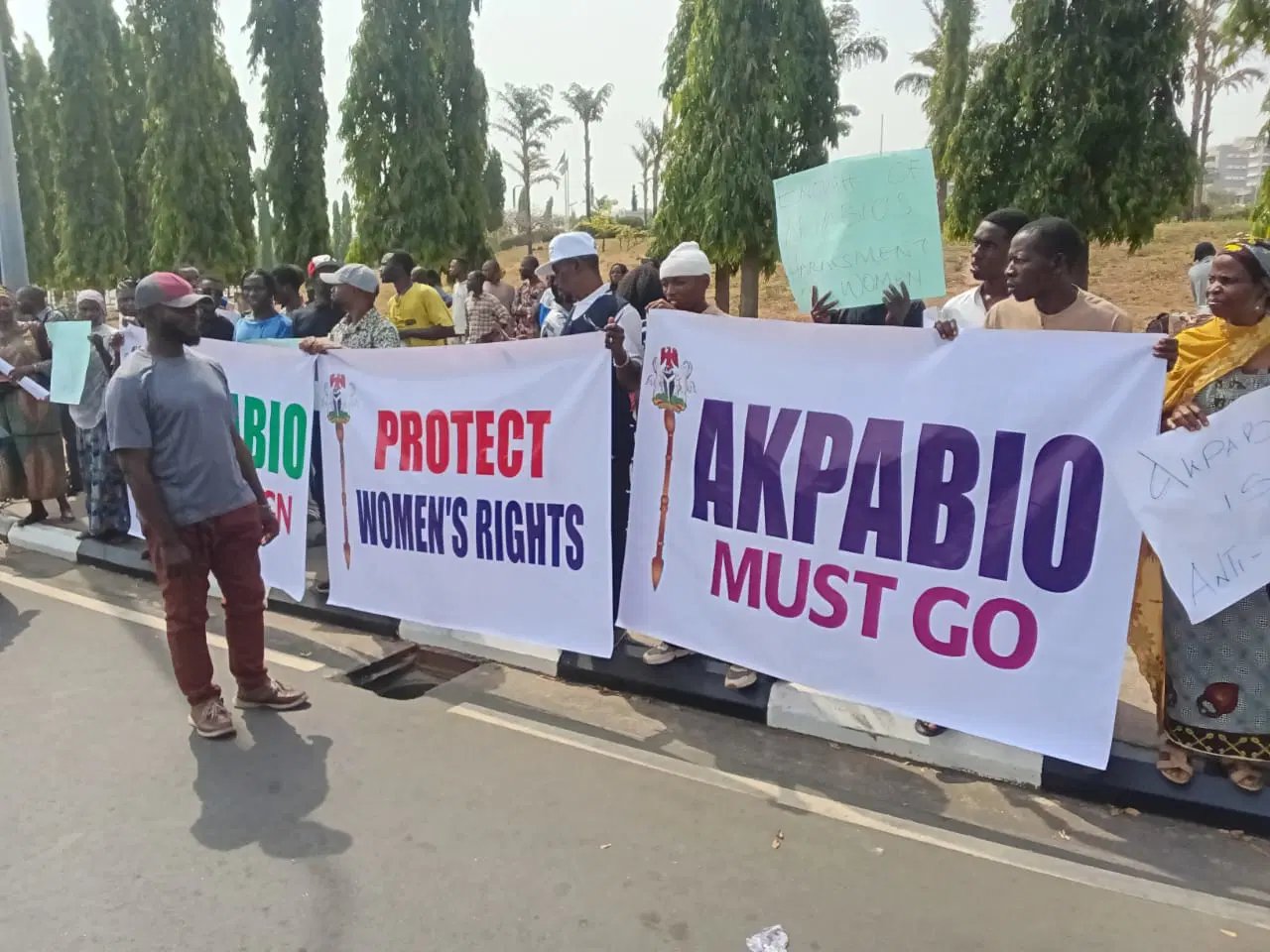 Protest erupts in Nigeria over Akpabio’s alleged sexual allegation